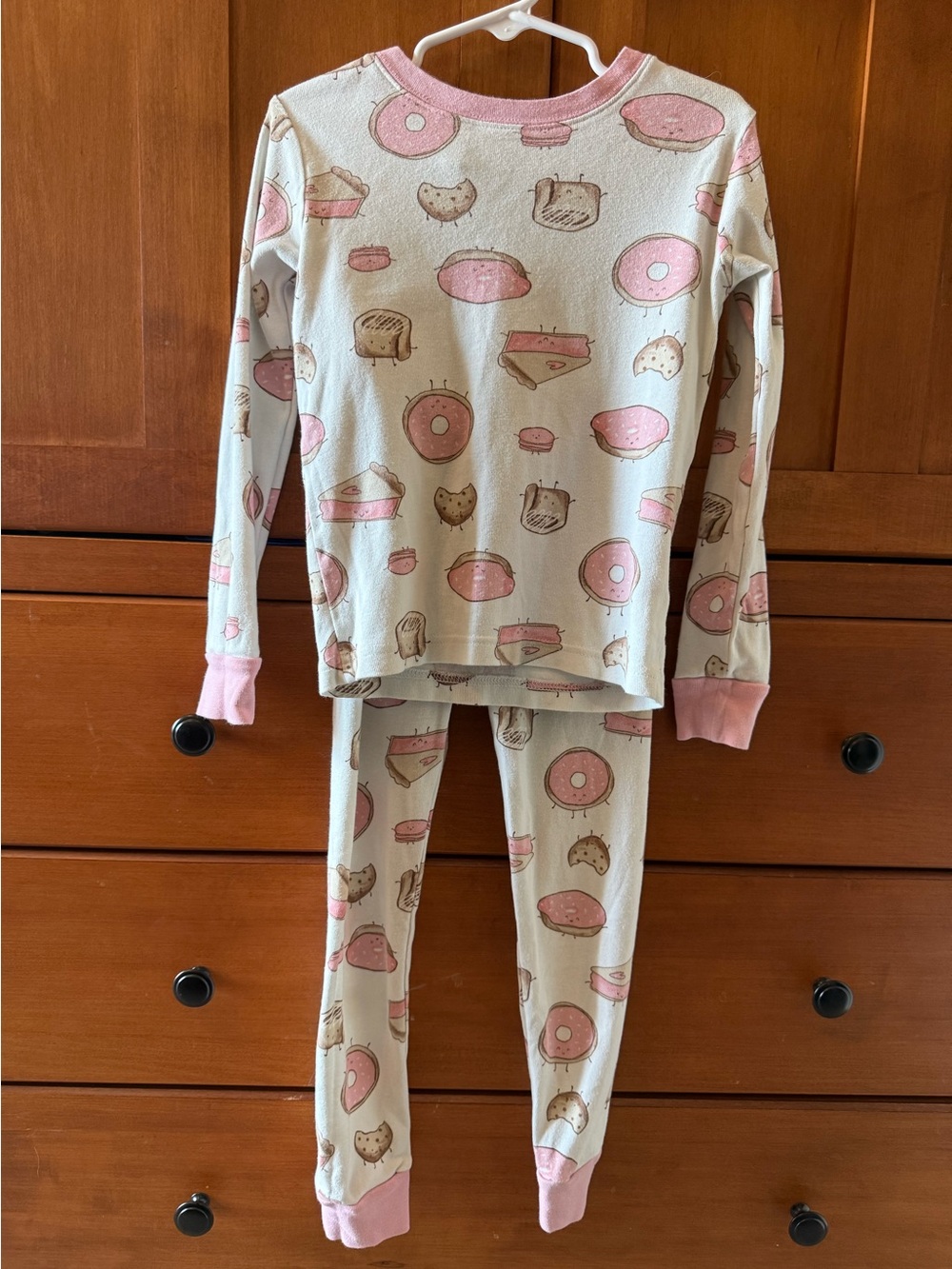 Carter’s Girls Kawaii Bakery Pastry Pajama Set - Size 6 Pink Sweets Loungewear